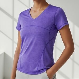 Head Dri-Fit Purple Athletic Performance Moisture Wicking Top